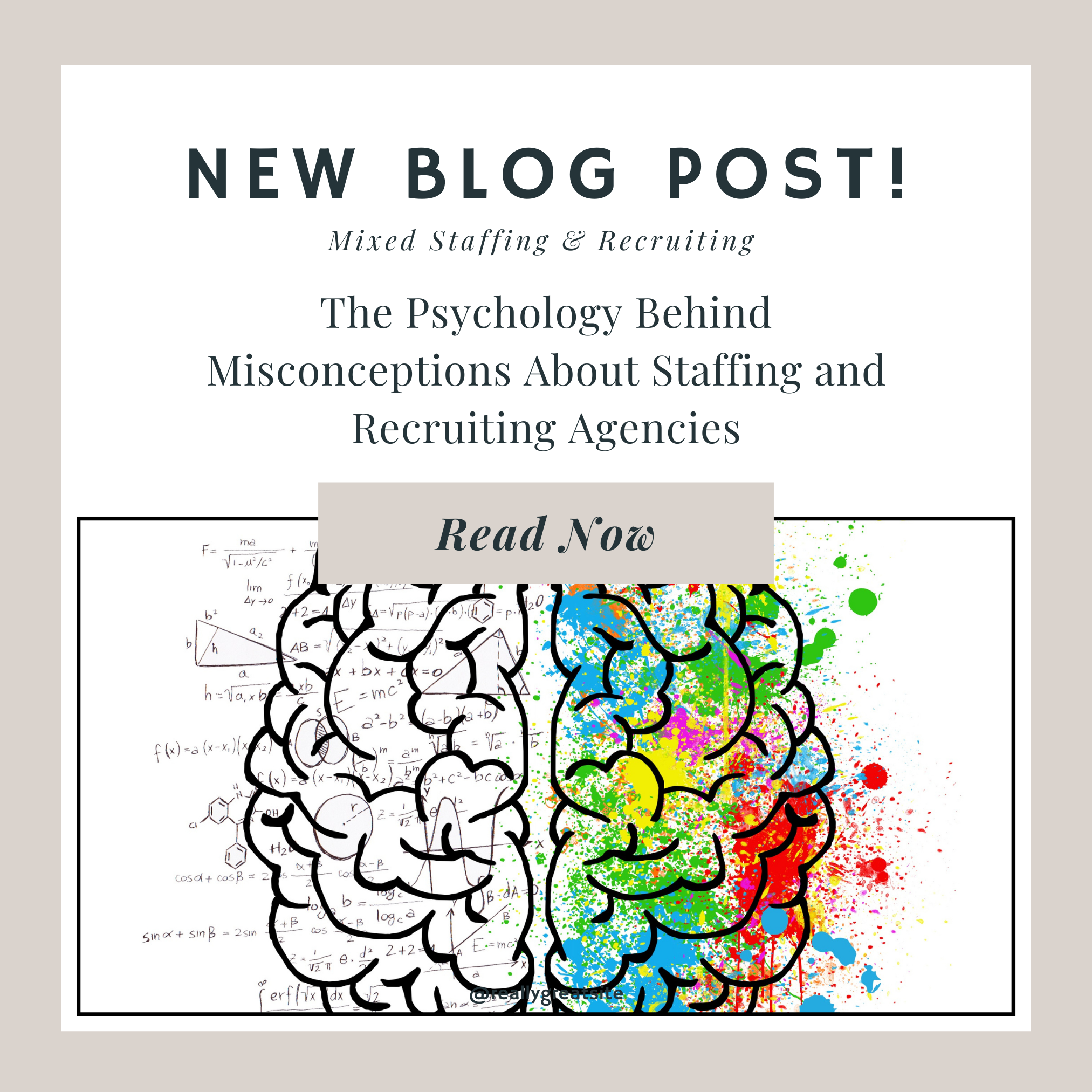 Psychology & Misconceptions - Mixed Staffing and Recruiting